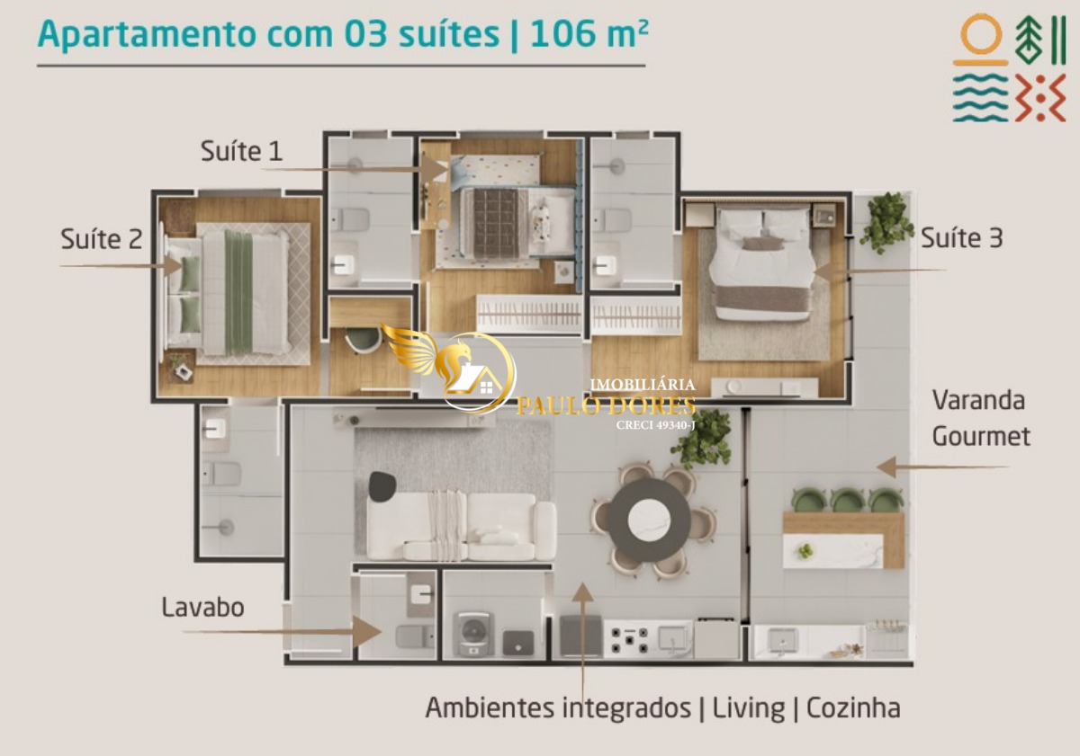 Apartamento, 1 quarto, 53 m² - Foto 16