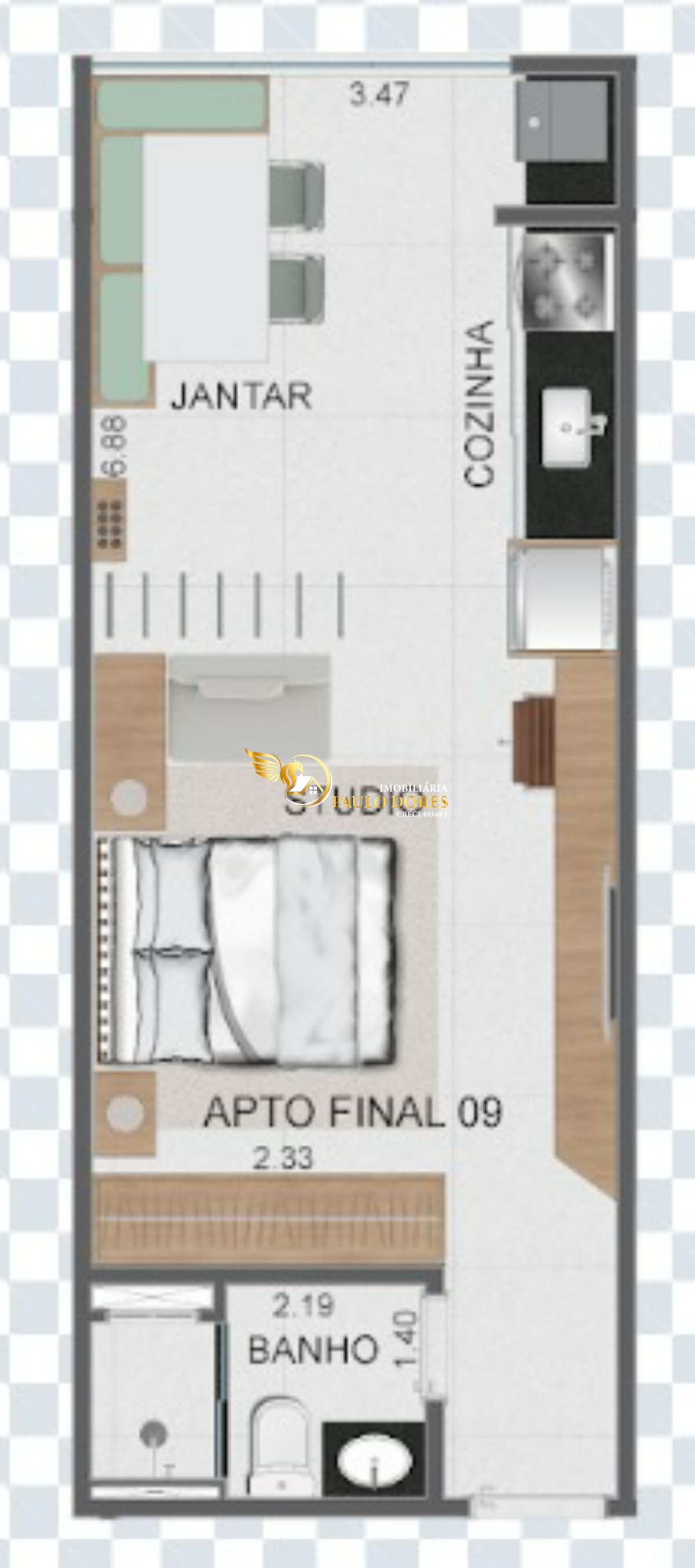 Apartamento, 1 quarto, 35 m² - Foto 28