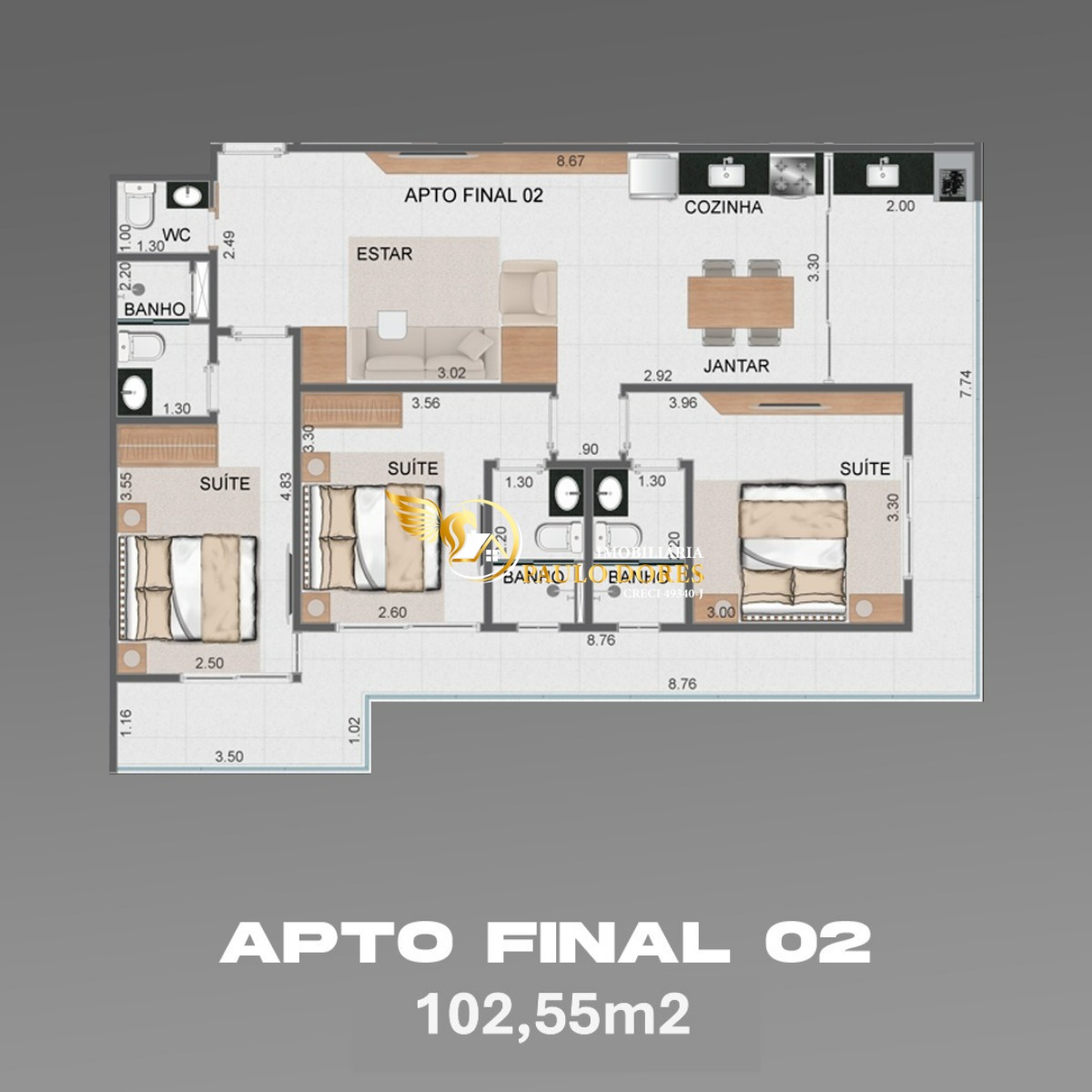 Apartamento, 2 quartos, 69 m² - Foto 14