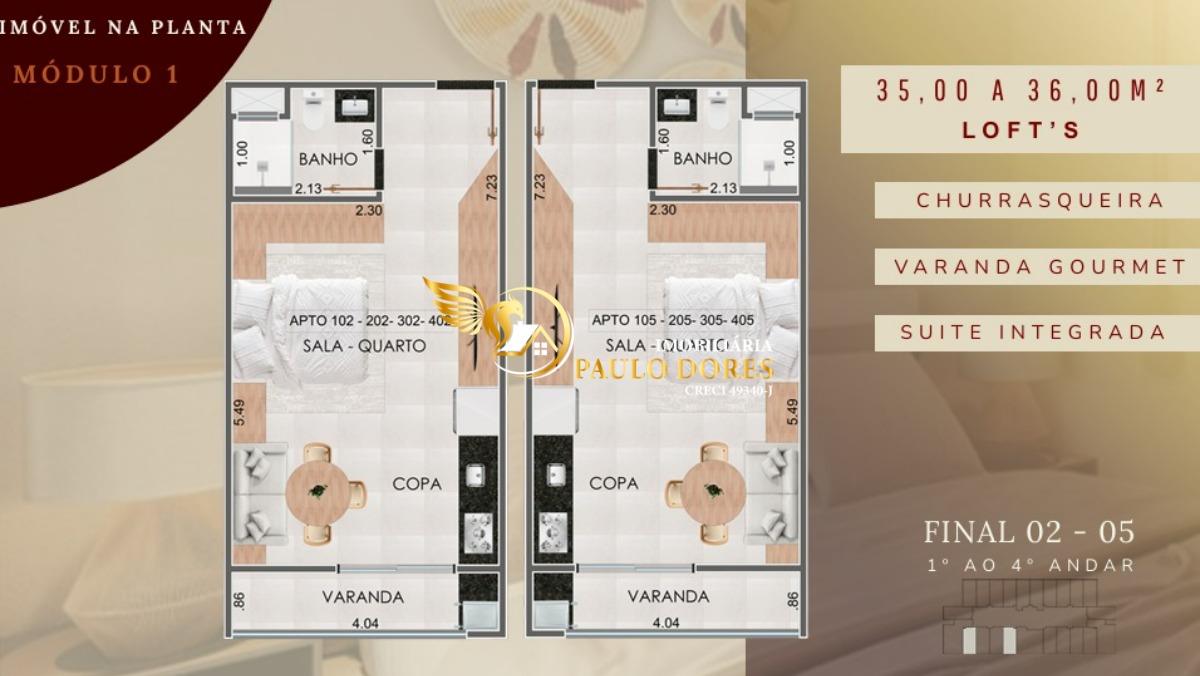 Apartamento, 1 quarto, 35 m² - Foto 17