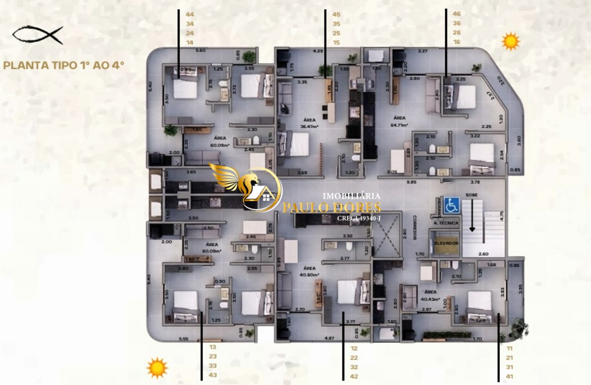 Apartamento, 1 quarto, 40 m² - Foto 7