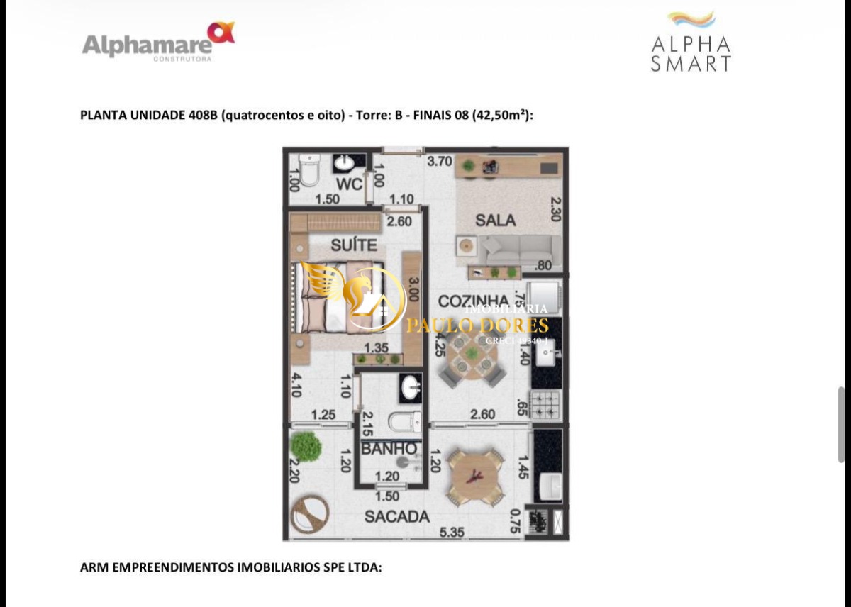 Apartamento, 1 quarto, 43 m² - Foto 14